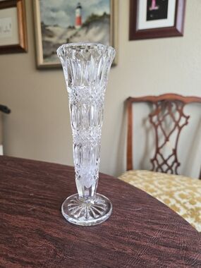 Vintage West German Lead Crystal Bud Vase - Elegant Home Accent